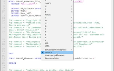 Notepad++ und INTERLIS