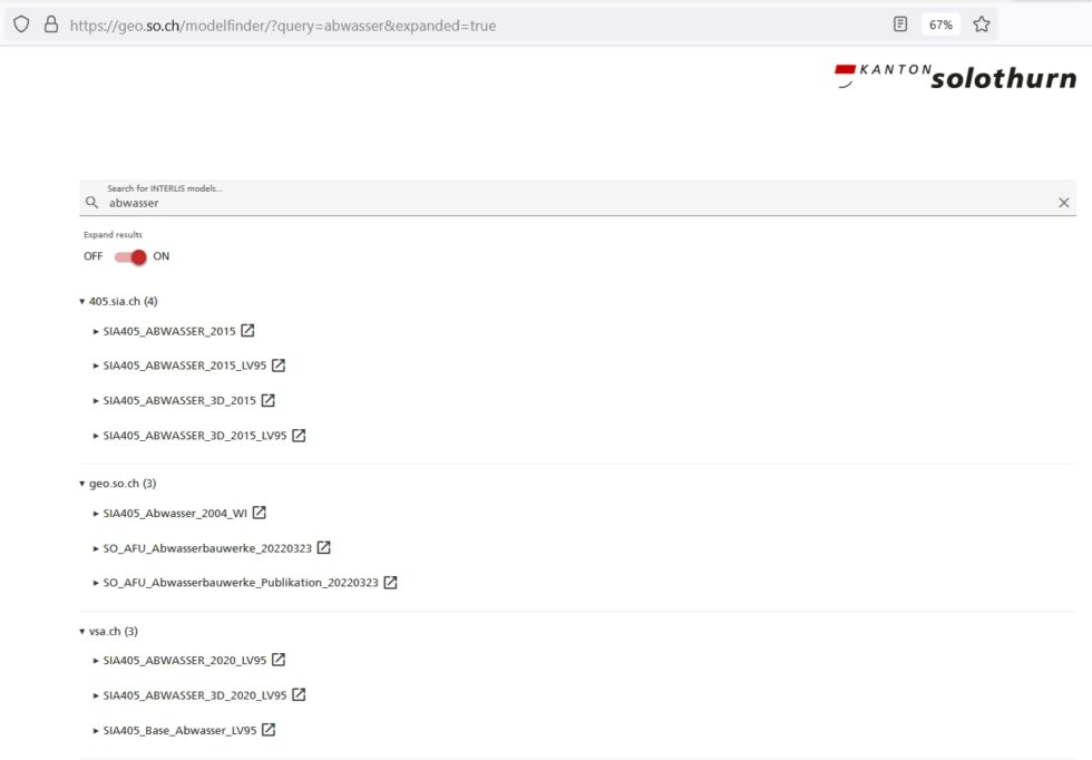 INTERLIS Modellfinder Stefan Jürg Burckhardt (SJiB)